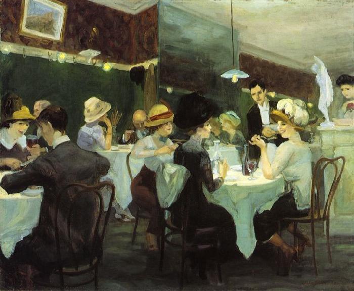 John French Sloan Renganeschi's Saturday Night (1912) by John Sloan china oil painting image